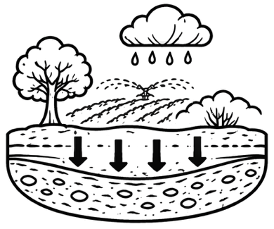 Direkte Grundwasserneubildung (GWNd)